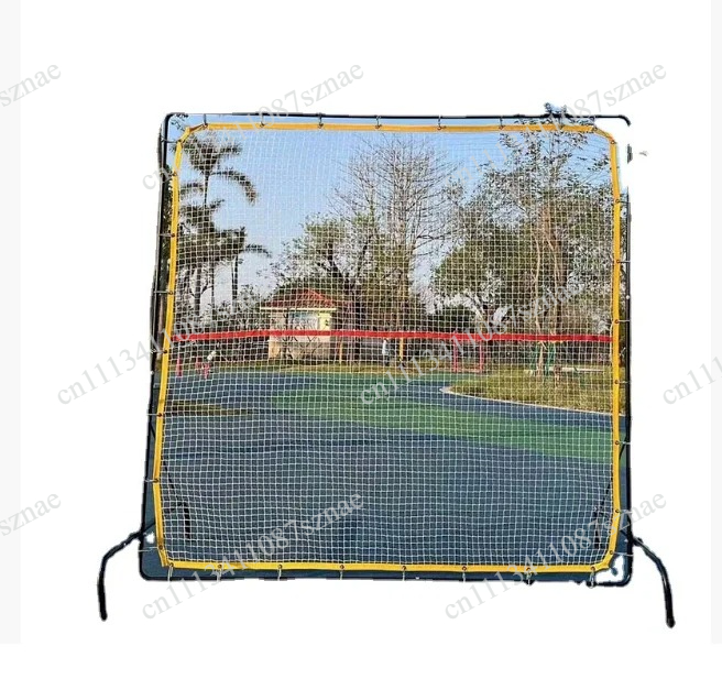 Practice Net Hitting - ตาข่ายรีบาวด์แบบปรับได้ ขนาด 2x2 เมตร น้ำหนักเบา สำหรับฝึกซ้อมเทนนิสและวอลเลย์บอลกลางแจ้ง