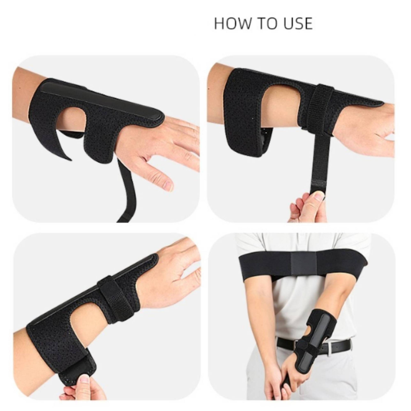 Training Aid Swing - สายรัดช่วยฝึกวงสวิงกอล์ฟ พร้อมแผ่นอะลูมิเนียมเสริมความมั่นคงที่ข้อมือ ช่วยฝึกซ้อม ระบายอากาศได้ดี พร้อมแผ่นรอง สำหรับนักกอล์ฟ