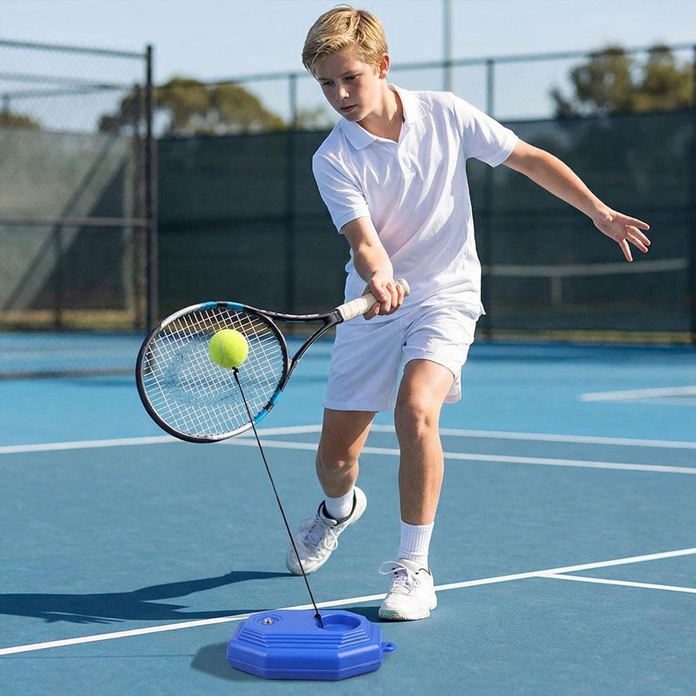 Practice Net Hitting - ตาข่ายเทนนิสแบบพกพา - อุปกรณ์ฝึกซ้อมเดี่ยวพร้อมระบบส่งลูกกลับ ปรับมุมตีได้สำหรับการตีแบ็คแฮนด์