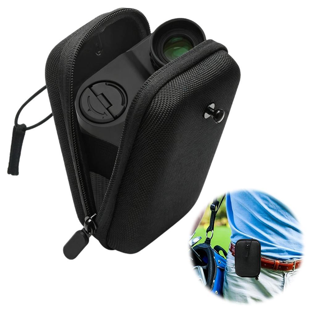 Golf Equipment Storage - กระเป๋าใส่เครื่องวัดระยะแบบแข็ง EVA กระเป๋าป้องกันและพกพาอเนกประสงค์สำหรับกอล์ฟ ล่าสัตว์ กล้องโทรทรรศน์เลเซอร์ เครื่องวัดระยะขนาดเล็ก