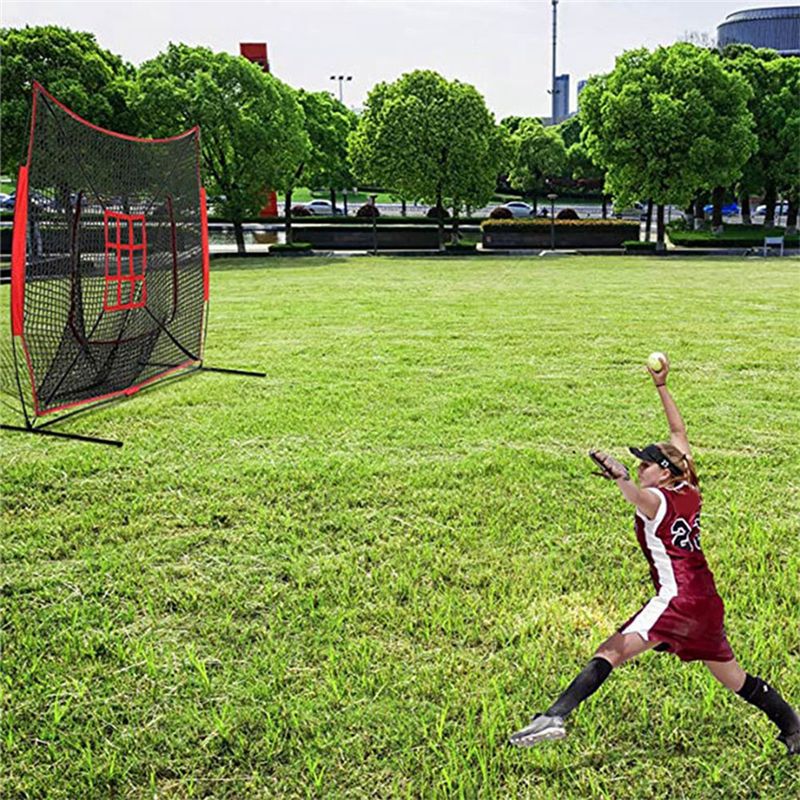 ตาข่ายฝึกซ้อมเบสบอลแบบพกพา AEF - Practice Net Hitting บทวิจารณ์และราคา