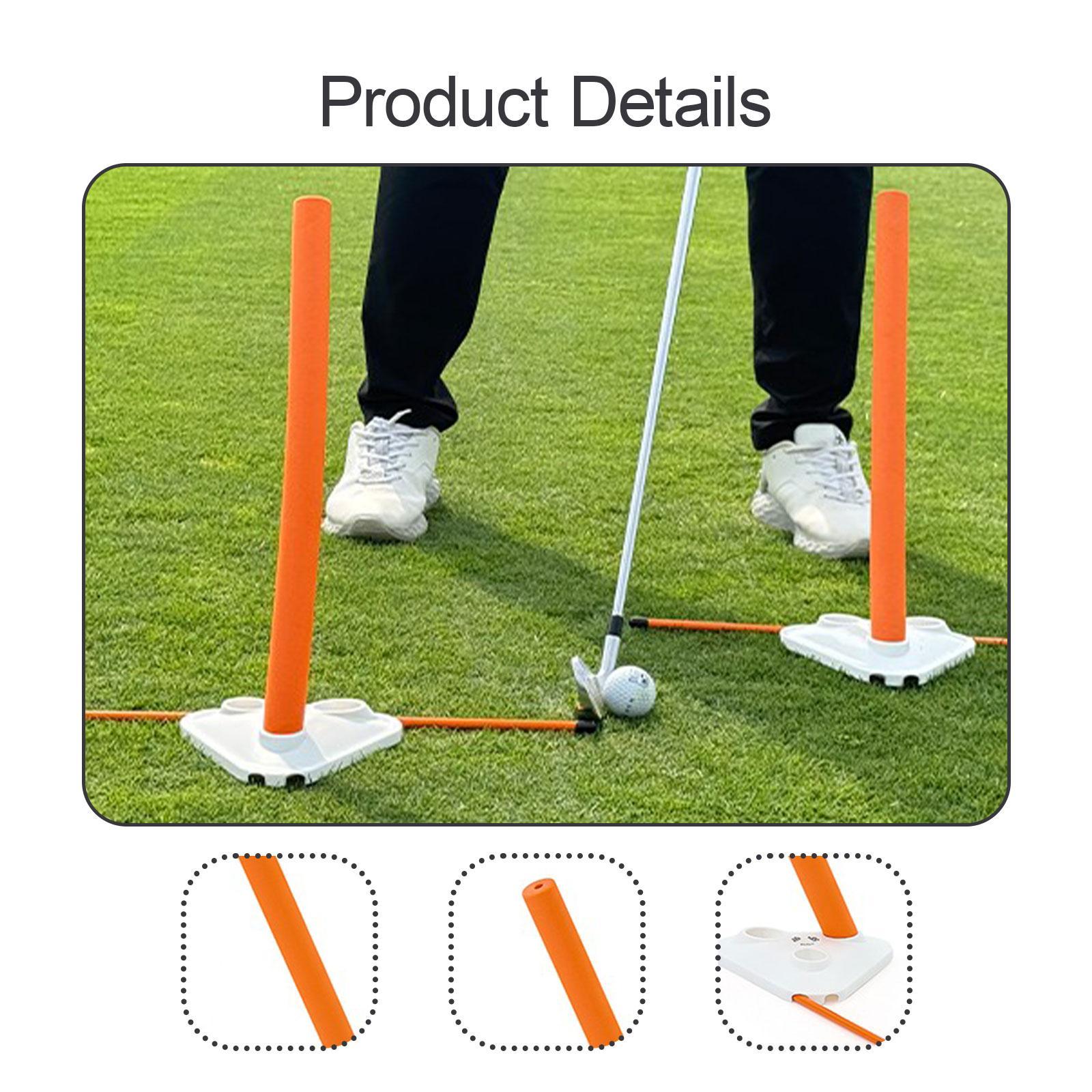 อุปกรณ์ฝึกซ้อมวงสวิงกอล์ฟในร่ม - Alignment Stick Set บทวิจารณ์และราคา