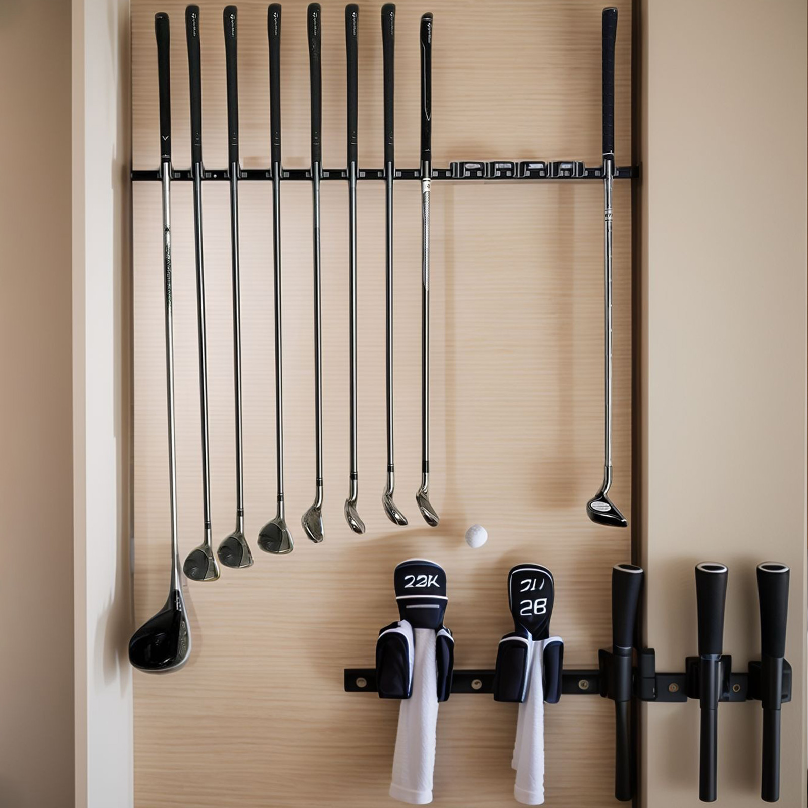 ที่แขวนไม้กอล์ฟติดผนัง 10 ช่อง - Golf Equipment Storage บทวิจารณ์และราคา