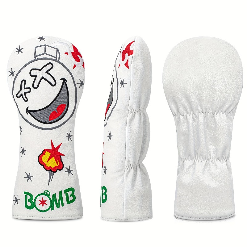 ฝาครอบหัวไม้กอล์ฟ - สีขาว, กัน - Golf Equipment Storage บทวิจารณ์และราคา