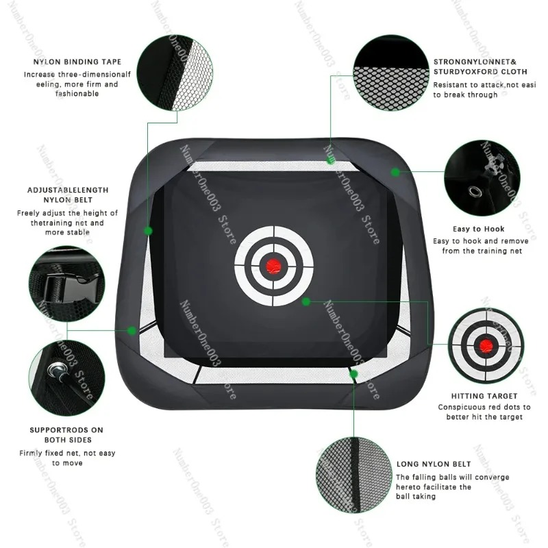 ตาข่ายฝึกซ้อมกอล์ฟแบบใหม่ สำหร - Practice Net Hitting บทวิจารณ์และราคา