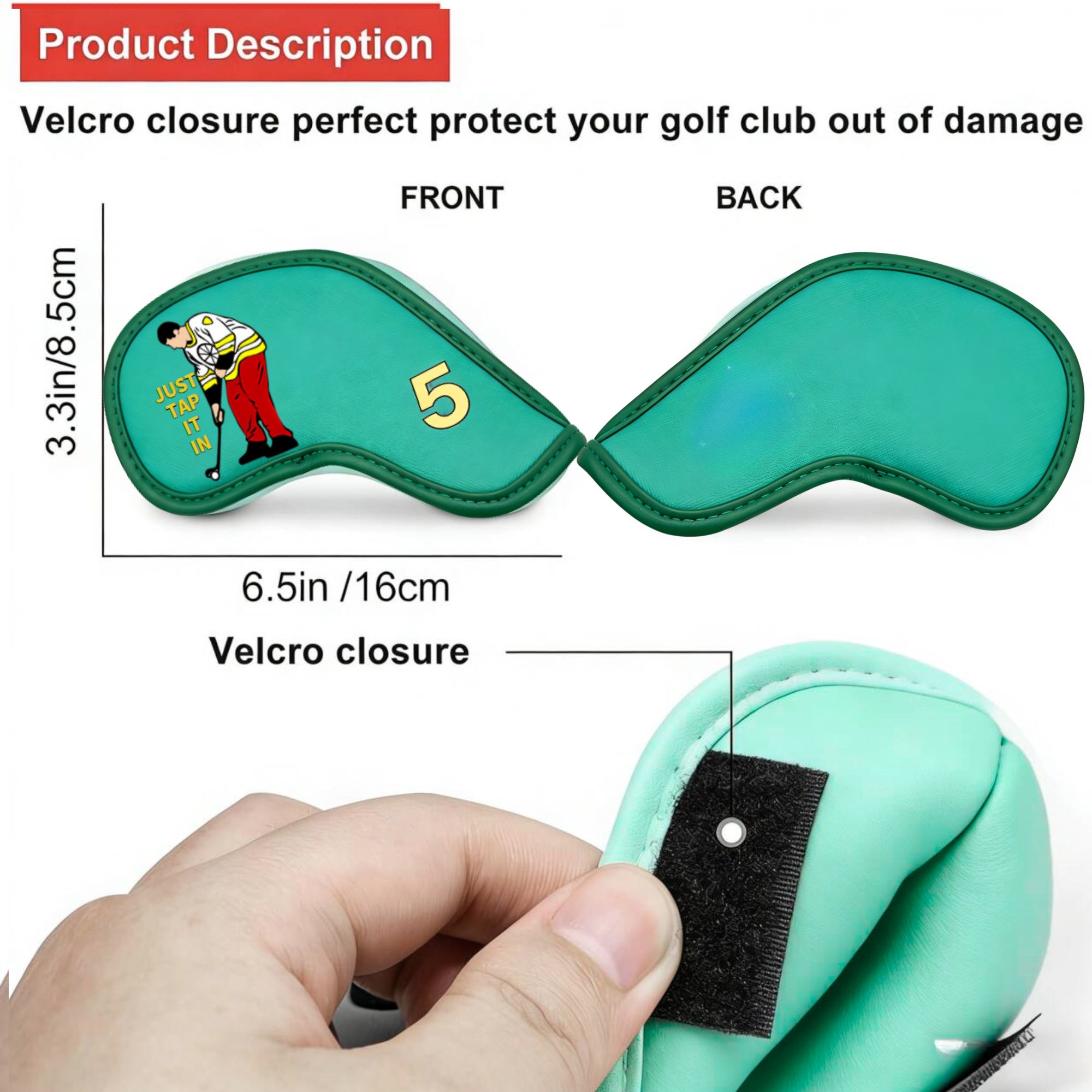 ฝาครอบเหล็กกอล์ฟ 9 ชิ้นพร้อมฝา - Golf Equipment Storage บทวิจารณ์และราคา